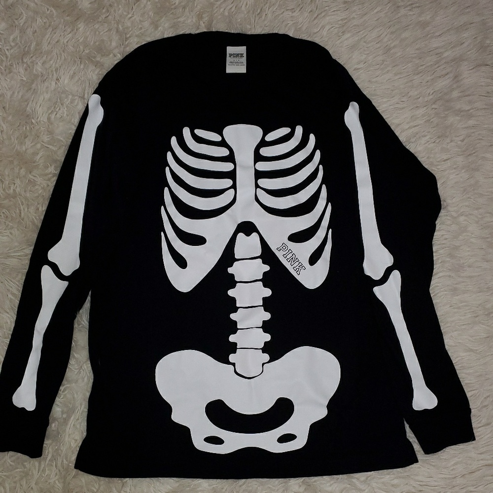 PINK Skelton long sleeve shirt
